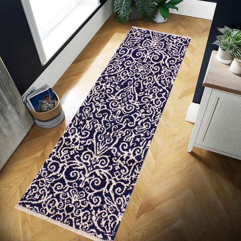 Cyrena Hand‑Knotted Wool and Viscose Runner
