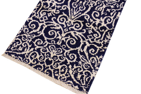 Cyrena Hand‑Knotted Wool and Viscose Runner