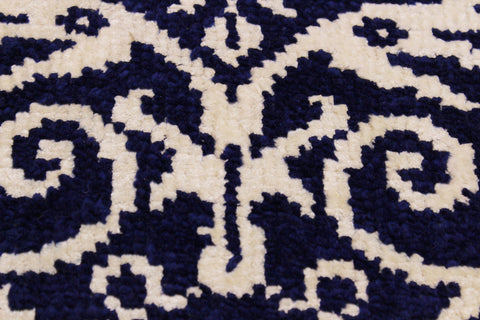 Cyrena Hand‑Knotted Wool and Viscose Runner