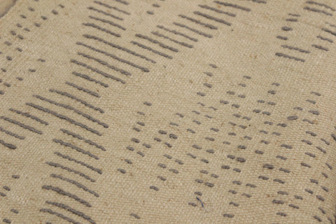 handmade Geometric Moroccan Hi Ivory Blue Hand Knotted RECTANGLE 100% WOOL area rug 6' x 8'