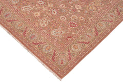 handmade Traditional  Brown Green Hand Knotted RECTANGLE 100% WOOL area rug 8'X10'