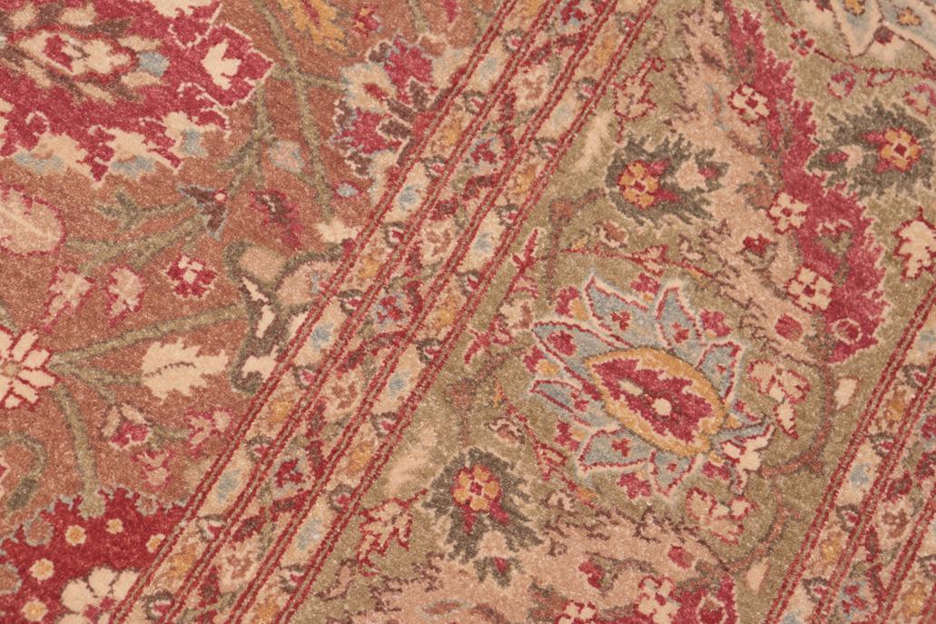 handmade Traditional  Brown Green Hand Knotted RECTANGLE 100% WOOL area rug 8'X10'