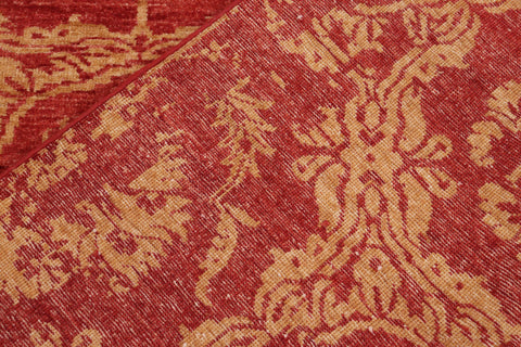 handmade Modern Abstract Rust Tan Hand Knotted RECTANGLE 100% WOOL area rug 9' x 12'