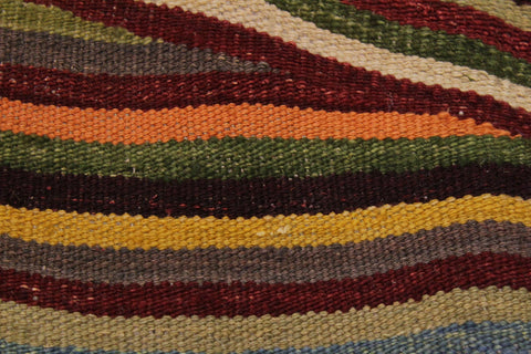 handmade Modern Kilim Beige Blue Hand-Woven RECTANGLE 100% WOOL area rug 6x8
