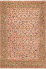 handmade Traditional  Grey Green Hand Knotted RECTANGLE 100% WOOL area rug 8'X10'