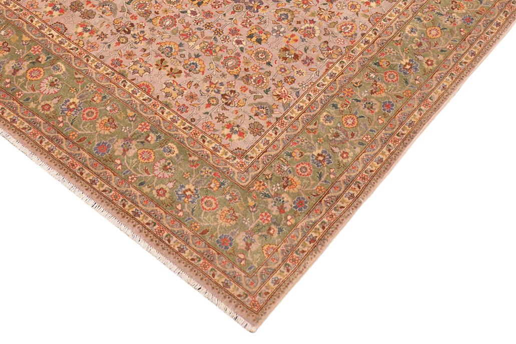 handmade Traditional  Grey Green Hand Knotted RECTANGLE 100% WOOL area rug 8'X10'