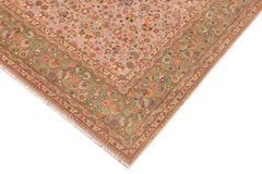 handmade Traditional  Grey Green Hand Knotted RECTANGLE 100% WOOL area rug 8'X10'