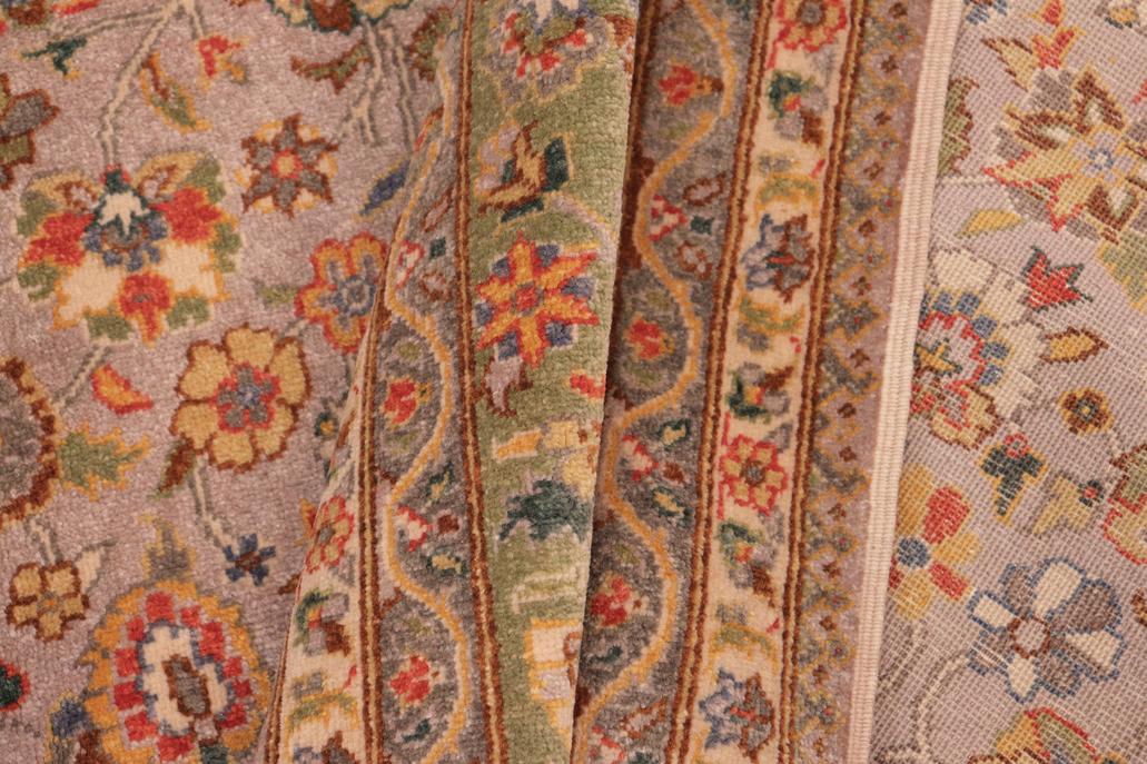 handmade Traditional  Grey Green Hand Knotted RECTANGLE 100% WOOL area rug 8'X10'