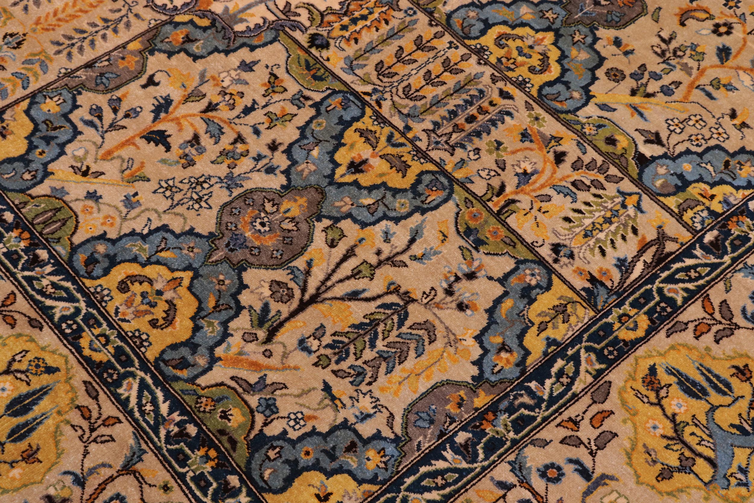 handmade Transitional Design Lt. Gray Lt. Gray Hand Knotted RECTANGLE 100% WOOL area rug 8' x 10'