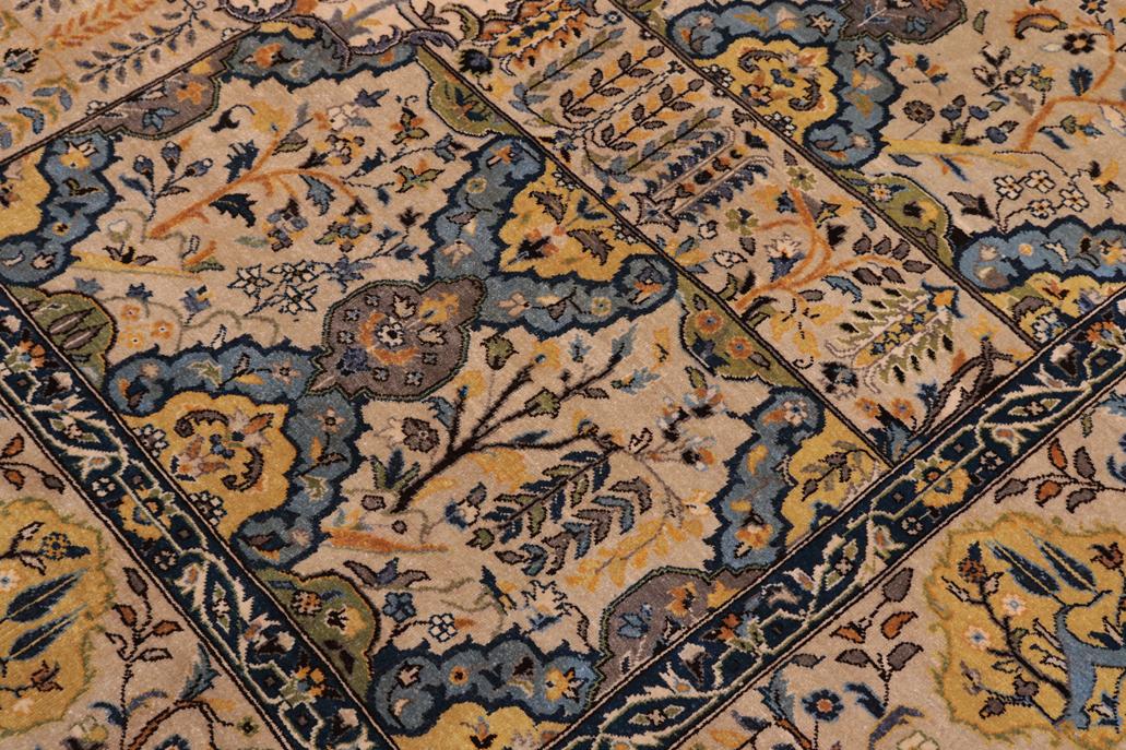 handmade Traditional Design Lt. Gray Lt. Gray Hand Knotted RECTANGLE 100% WOOL area rug 8'X10'