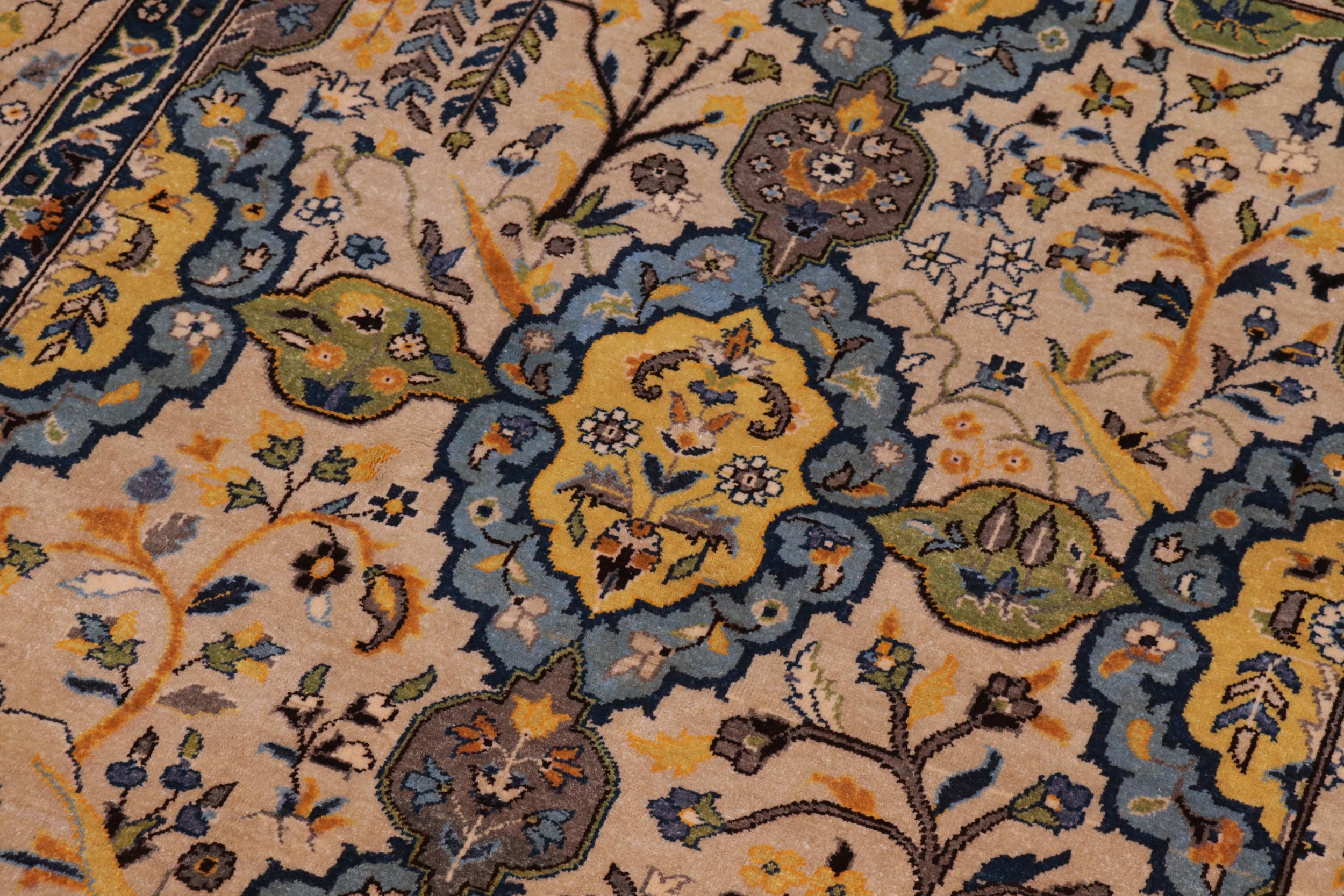 handmade Transitional Design Lt. Gray Lt. Gray Hand Knotted RECTANGLE 100% WOOL area rug 8' x 10'