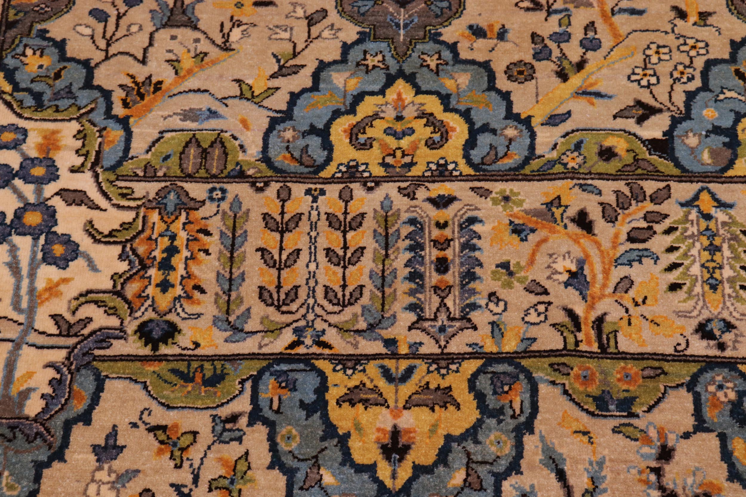 handmade Transitional Design Lt. Gray Lt. Gray Hand Knotted RECTANGLE 100% WOOL area rug 8' x 10'