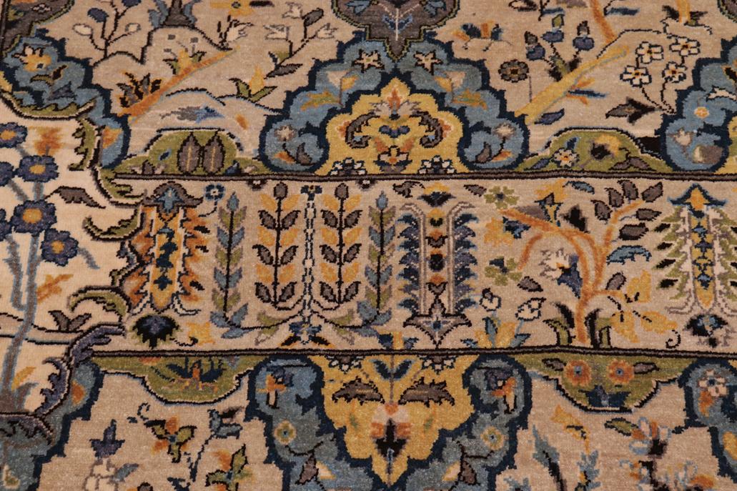 handmade Traditional Design Lt. Gray Lt. Gray Hand Knotted RECTANGLE 100% WOOL area rug 8'X10'