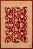 handmade Traditional Kafkaz Red Tan Hand Knotted RECTANGLE 100% WOOL area rug 8 x 10