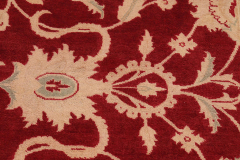 handmade Traditional Kafkaz Red Tan Hand Knotted RECTANGLE 100% WOOL area rug 8x10