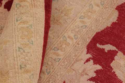 handmade Traditional Kafkaz Red Tan Hand Knotted RECTANGLE 100% WOOL area rug 8x10