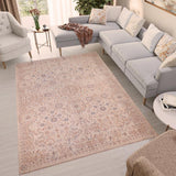 handmade Traditional Kafkaz Ivory Pink Hand Knotted RECTANGLE 100% WOOL area rug 9 x 12