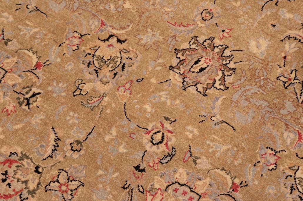 handmade Traditional  Gold Gray Hand Knotted RECTANGLE 100% WOOL area rug 8'X10'