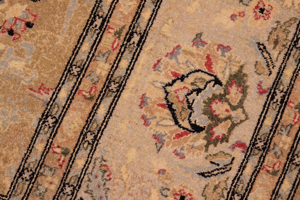 handmade Traditional  Gold Gray Hand Knotted RECTANGLE 100% WOOL area rug 8'X10'