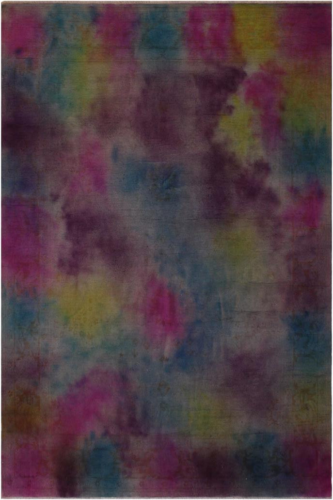 A10471, 711"x10 4",Over Dyed                     ,8x10,Pink,YELLOW,Hand-knotted                  ,Afghanistan,100% Wool  ,Rectangle  ,652671208270