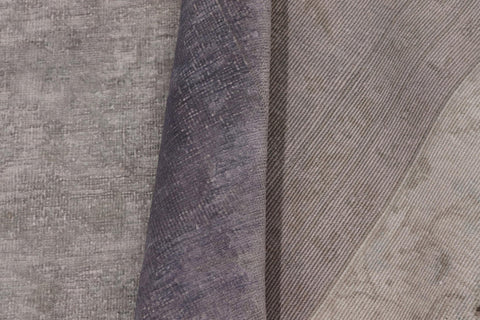 handmade Over Dyed Over Dyed Gray Drk. Gray Hand Knotted RECTANGLE 100% WOOL area rug 8' x 10'