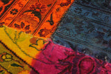 A10478, 8 2"x10 0",Over Dyed                     ,8x10,MAGENTA,ORANGE,Hand-knotted                  ,Pakistan   ,100% Wool  ,Rectangle  ,652671192067