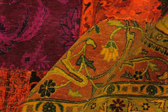 A10478, 8 2"x10 0",Over Dyed                     ,8x10,MAGENTA,ORANGE,Hand-knotted                  ,Pakistan   ,100% Wool  ,Rectangle  ,652671192067