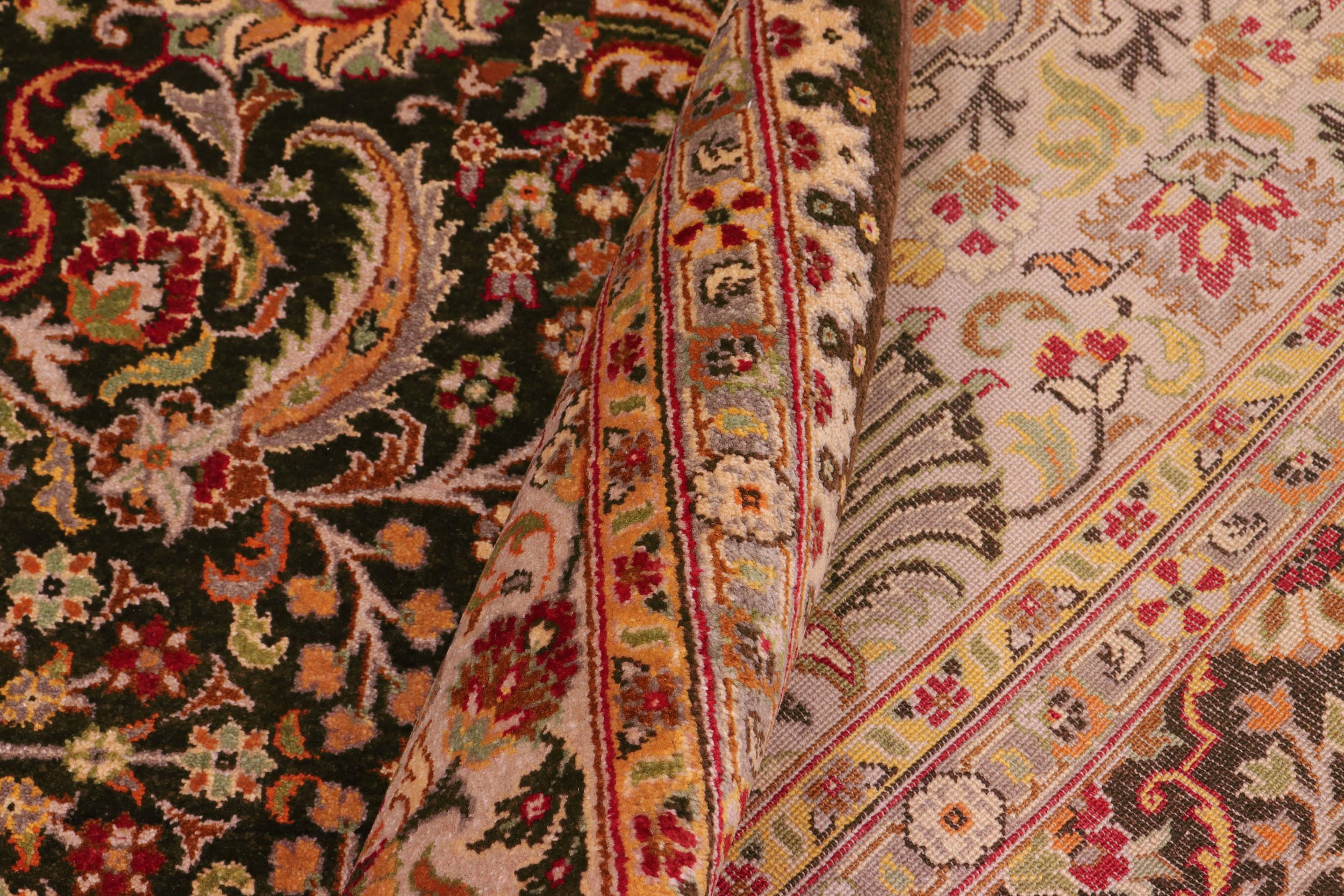 handmade Transitional Design Brown Lt. Gray Hand Knotted RECTANGLE 100% WOOL area rug 8' x 10'