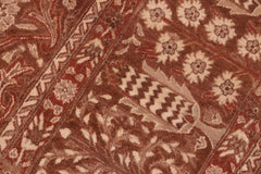 Vintage Persian Tajdar Lindsay Brown/Brown Wool Rug - 7'11''X9'8''