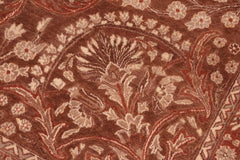 Vintage Persian Tajdar Lindsay Brown/Brown Wool Rug - 7'11''X9'8''