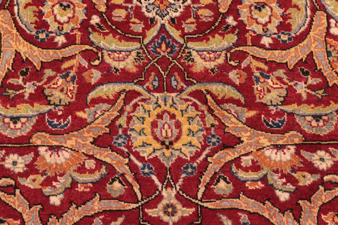 handmade Traditional Design Red Blue Hand Knotted RECTANGLE 100% WOOL area rug 8' x 10'