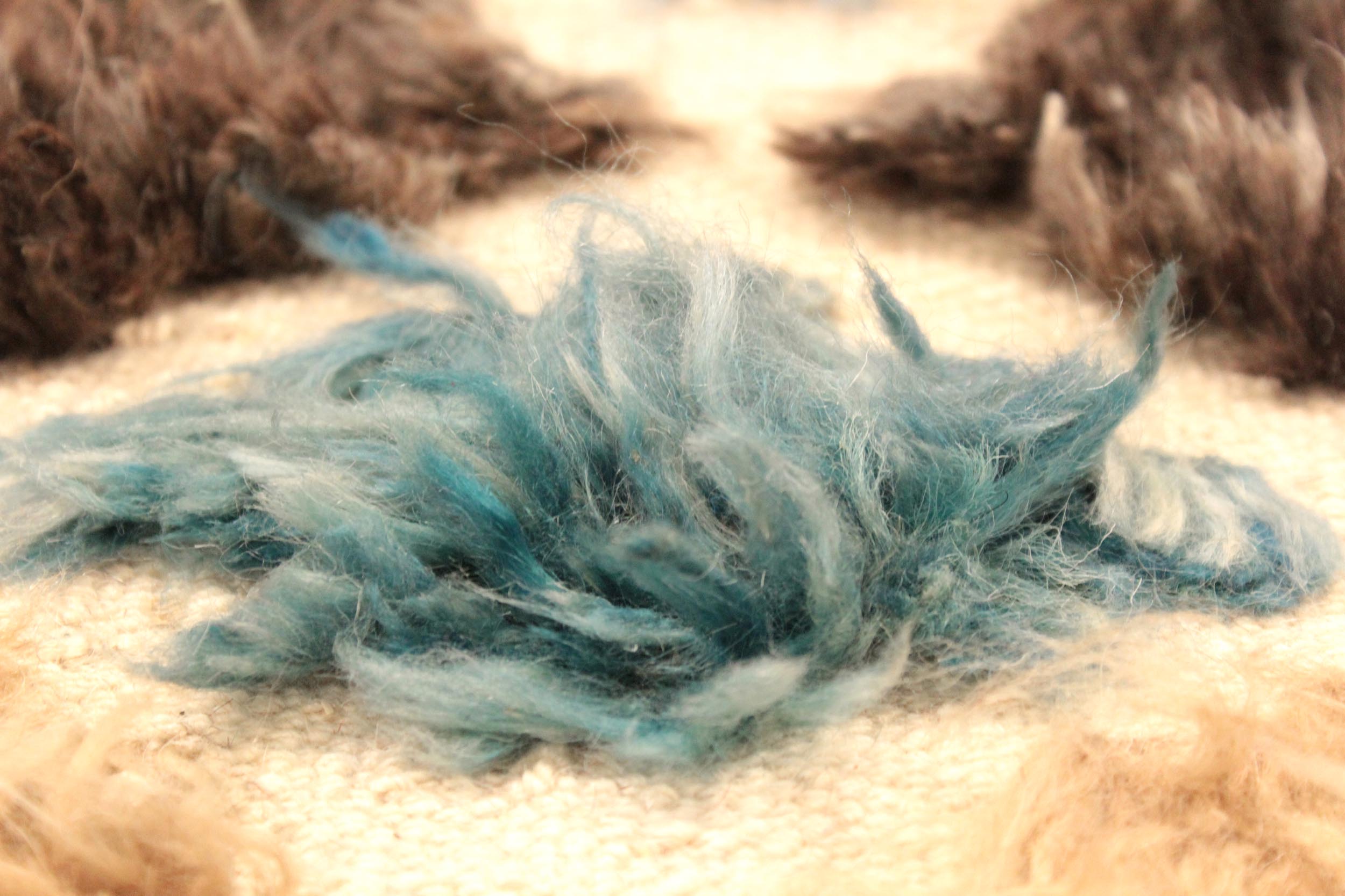 handmade Geometric Moroccan Hi Beige Blue Hand Knotted RECTANGLE 100% WOOL area rug 5' x 8'