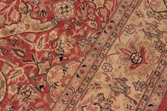 handmade Traditional Lahore Rust Gold Hand Knotted RECTANGLE 100% WOOL area rug 8'X10'