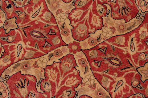 handmade Transitional Lahore Rust Gold Hand Knotted RECTANGLE 100% WOOL area rug 8' x 10'