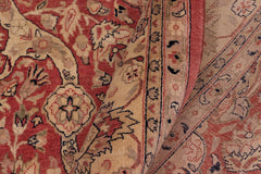 handmade Traditional Lahore Rust Gold Hand Knotted RECTANGLE 100% WOOL area rug 8'X10'