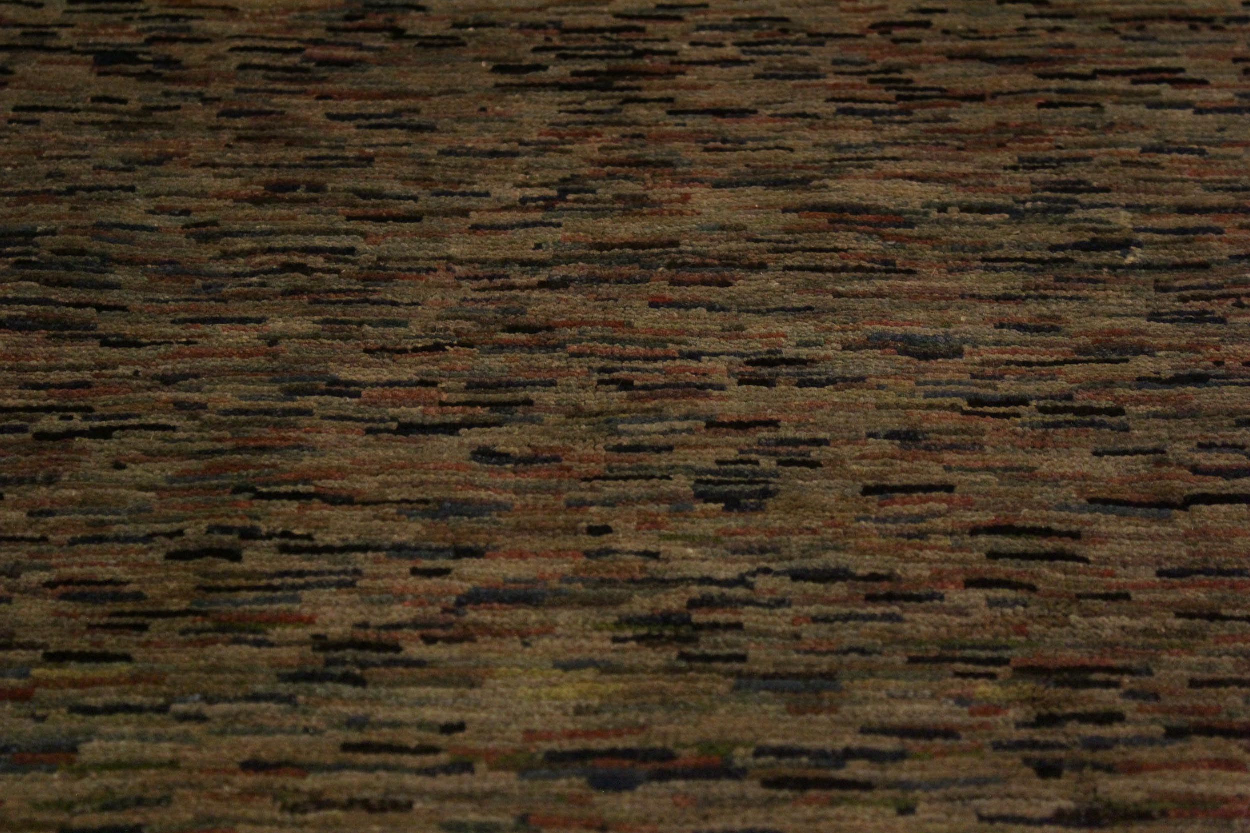 handmade Over Dyed Over Dyed Gray Rust Hand Knotted RECTANGLE 100% WOOL area rug 4' x 6'