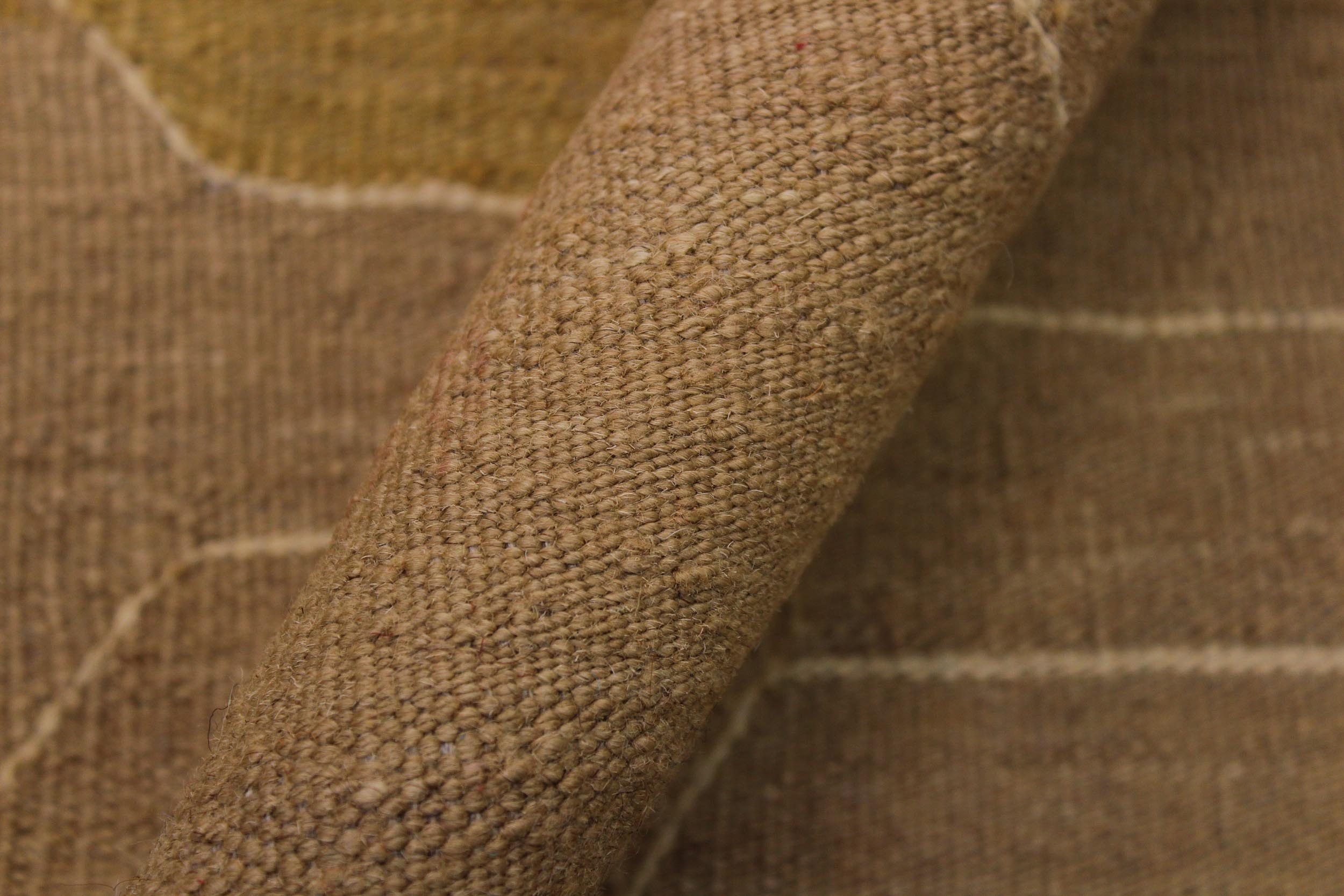 handmade Modern Kilim Blue Tan Hand-Woven RECTANGLE 100% WOOL area rug 10x14