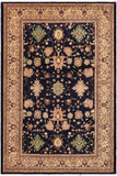 Oriental Ziegler Margueri Blue/Beige Wool Rug - 9'2'' x 11'6''