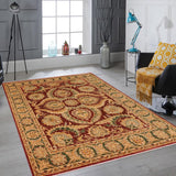 handmade Traditional Kafkaz Brown Green Hand Knotted RECTANGLE 100% WOOL area rug 9 x 12