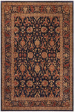 Boho Chic Ziegler Cecilia Dark Blue/Copper Wool Rug - 9'6'' x 11'4''