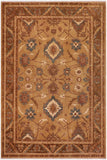 Eclectic Ziegler Kristi Gold/Gold Wool Rug - 9'0'' x 11'8''