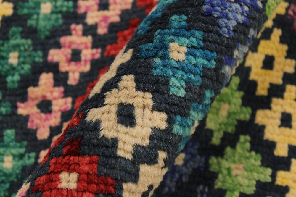 handmade Modern Balouchi Blue Beige Hand Knotted RECTANGLE 100% WOOL area rug 3x5