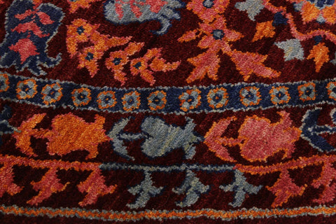 A10805, 911"x10 3",Traditional                   ,10x10,Red,BLUE,Hand-knotted                  ,Afghanistan,100% Wool  ,Round      ,652671199226