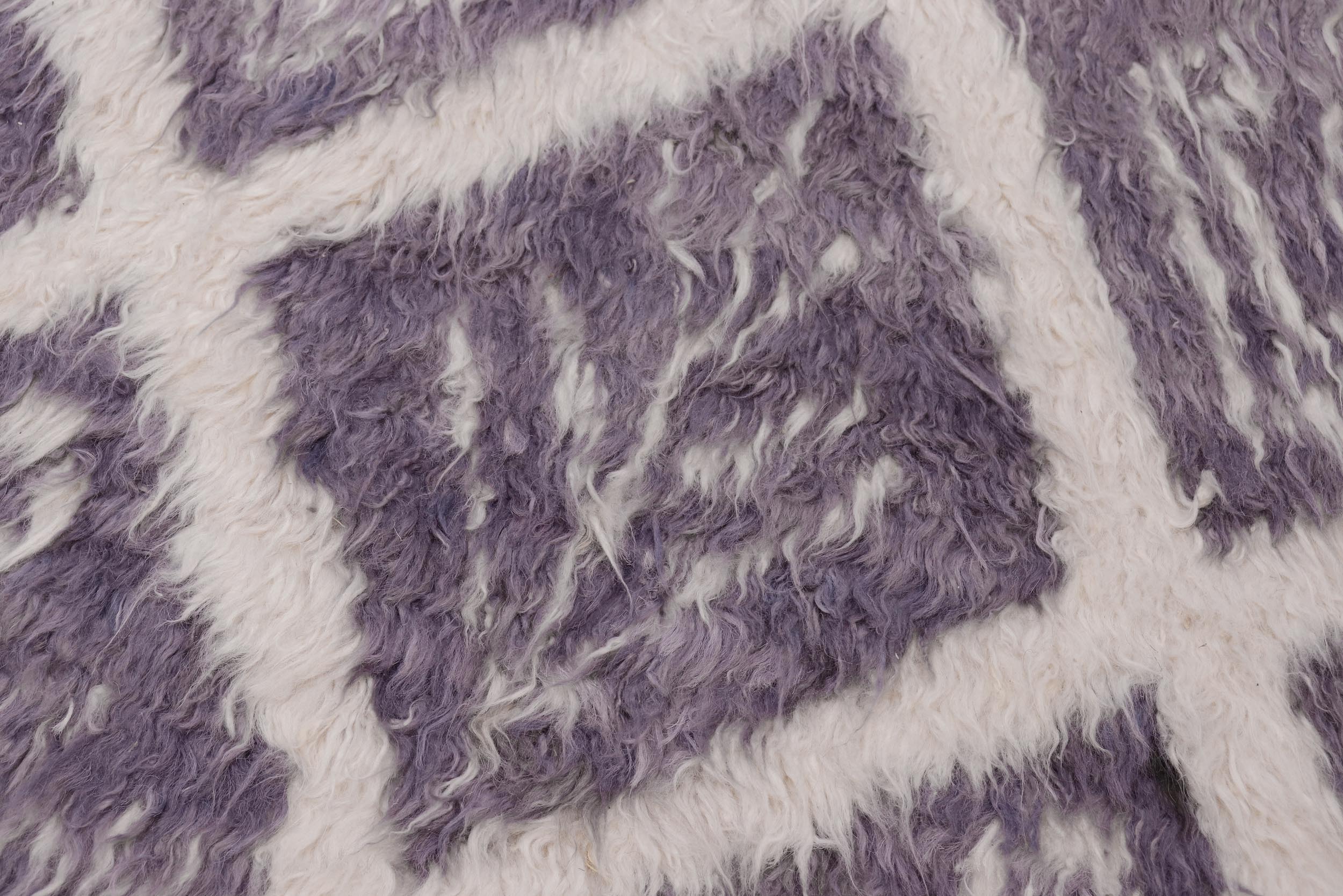 handmade Geometric Moroccan Gray Ivory Hand Knotted RECTANGLE 100% WOOL area rug 8' x 10'