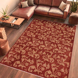 handmade Transitional Kafkaz Red Tan Hand Knotted RECTANGLE 100% WOOL area rug 9 x 11