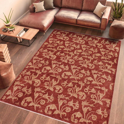 handmade Modern Kafkaz Red Tan Hand Knotted RECTANGLE 100% WOOL area rug 9' x 11'