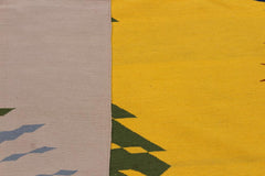 Modern Turkish Kilim Alejandr Hand-Woven Wool Rug - 7'10''X9'11''