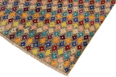 handmade Modern Balouchi Gray Blue Hand Knotted RECTANGLE 100% WOOL area rug 5x7