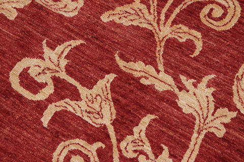 handmade Modern Design Rust Tan Hand Knotted RECTANGLE 100% WOOL area rug 9' x 12'