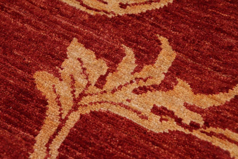 handmade Transitional Design Rust Tan Hand Knotted RECTANGLE 100% WOOL area rug 9X12